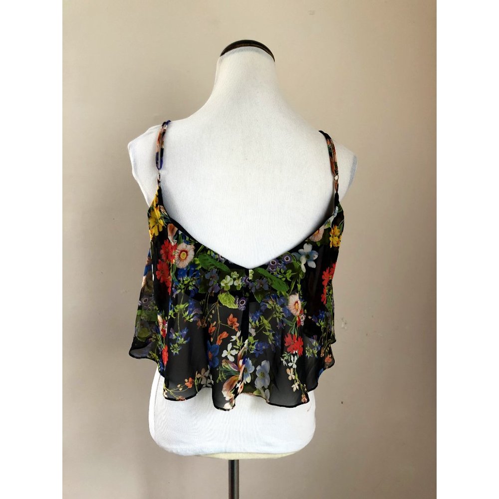 Show Me Your MuMu Charlie crop top night floral - Picture 3 of 4